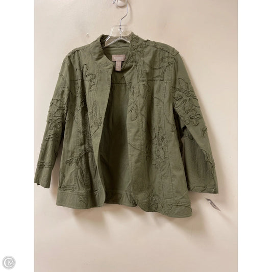 Blazer By Chicos In Green, Size: L