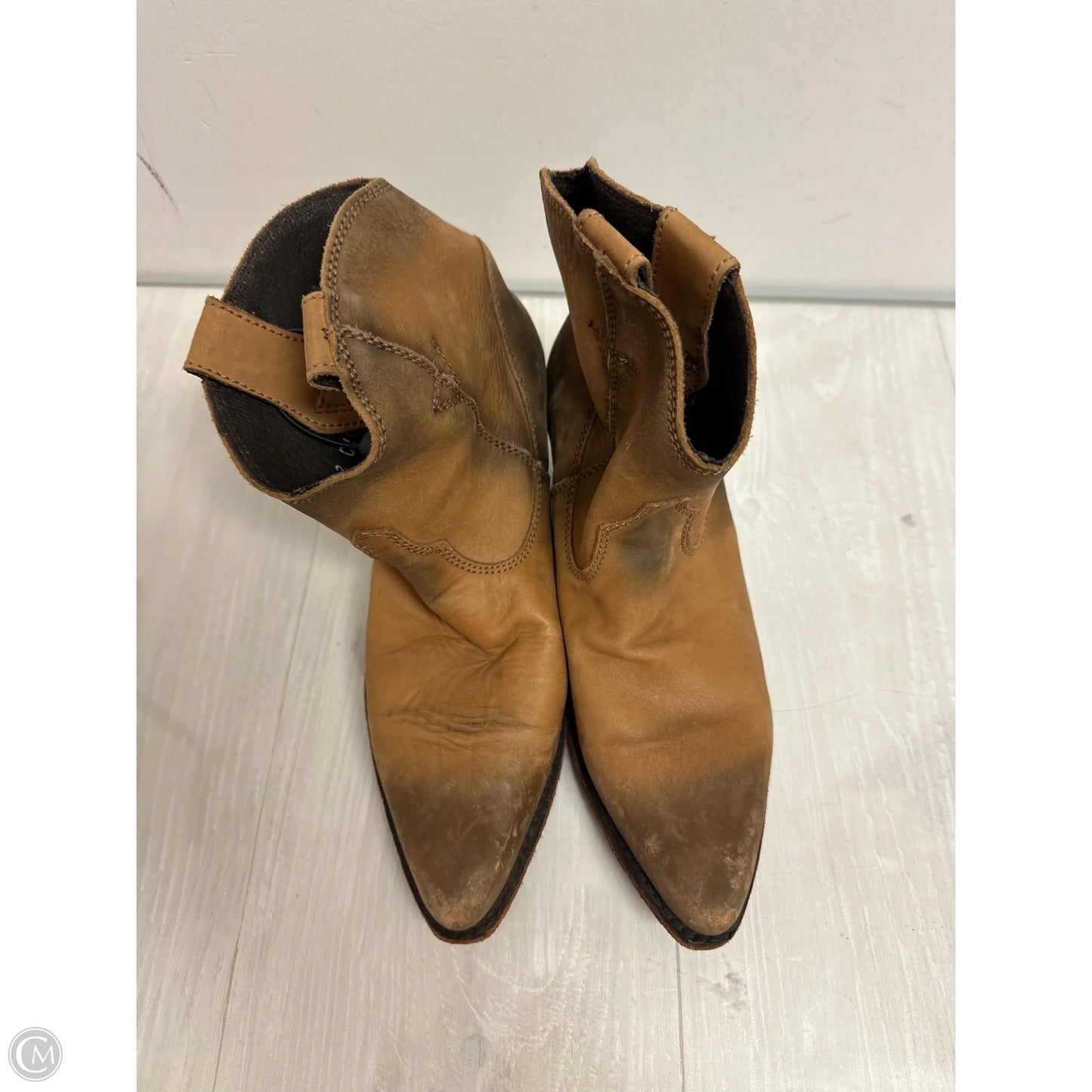 Boots Western By Clothes Mentor In Tan, Size: 7