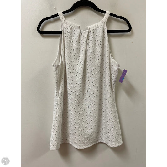 Top Sleeveless By White House Black Market In White, Size: S