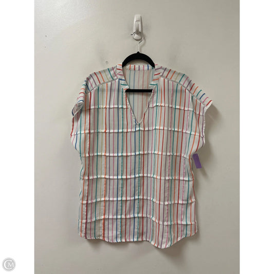 Top Short Sleeve By Clothes Mentor In Multi-colored, Size: Xl