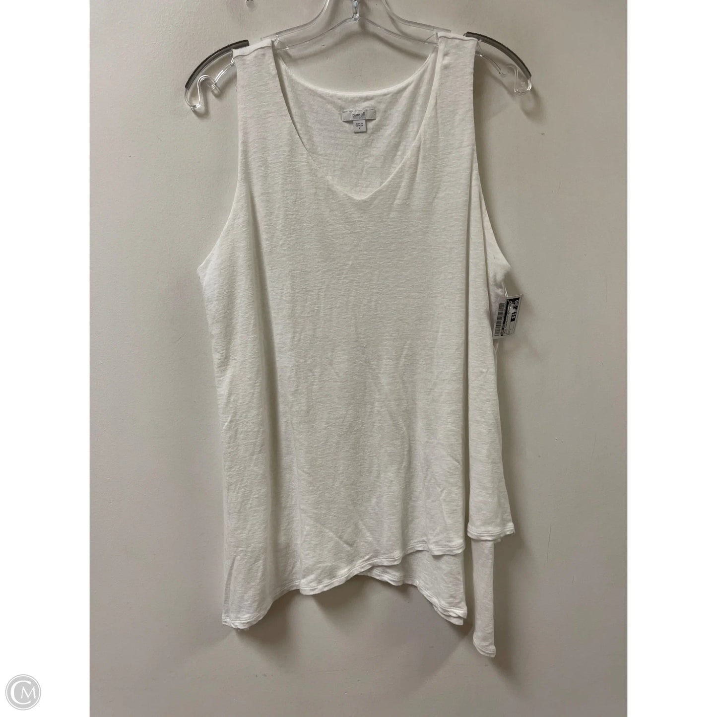 Tunic Sleeveless By Pure Jill In White, Size: L