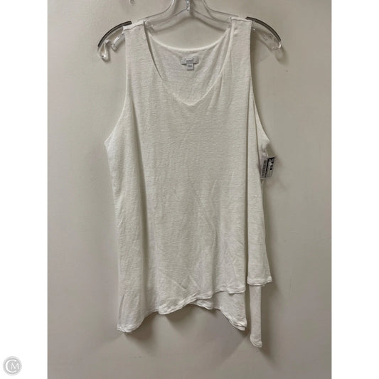 Tunic Sleeveless By Pure Jill In White, Size: L