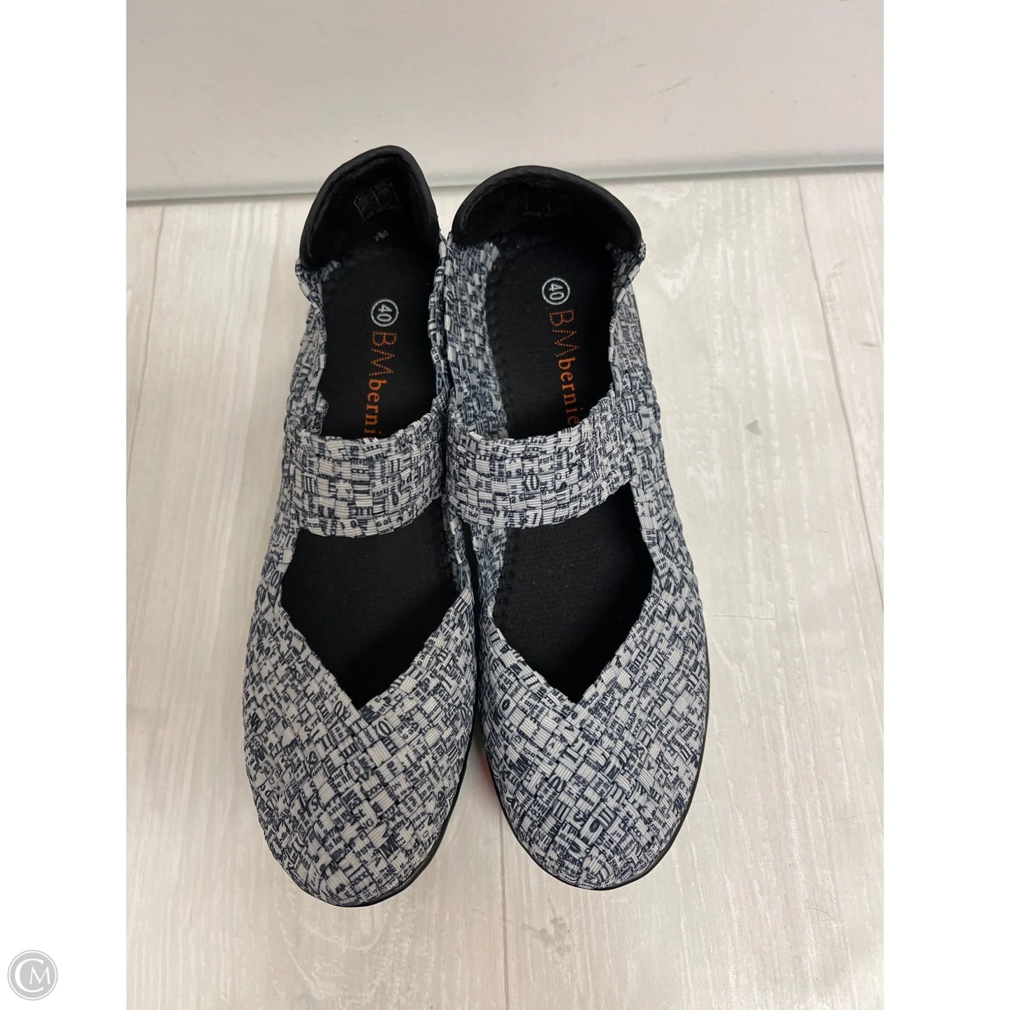 Shoes Heels Wedge By Bernie Mev In Blue, Size: 9.5