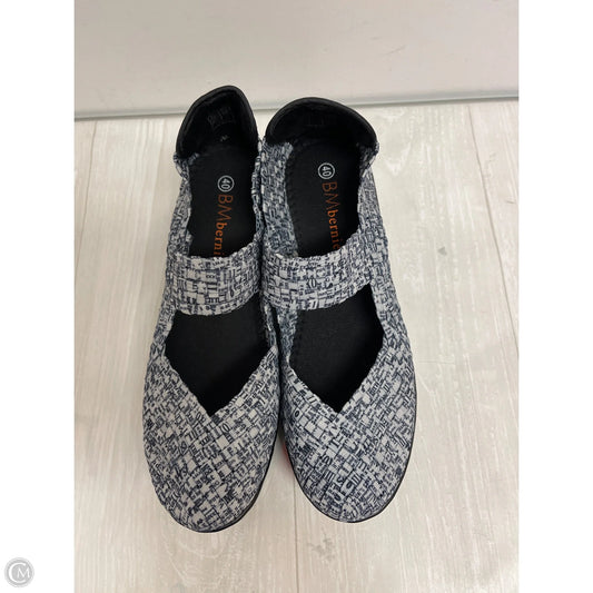 Shoes Heels Wedge By Bernie Mev In Blue, Size: 9.5