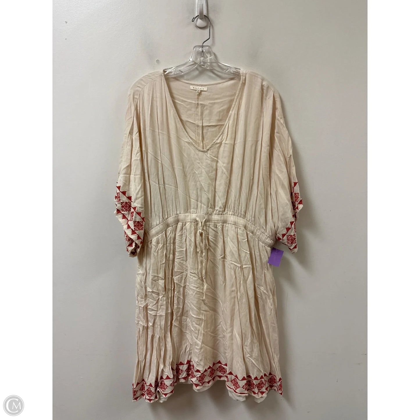 Dress Casual Midi By Baevely In Cream, Size: 3x