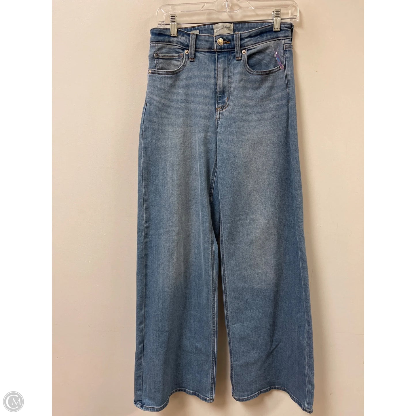 Jeans Wide Leg By Universal Thread In Blue Denim, Size: 8