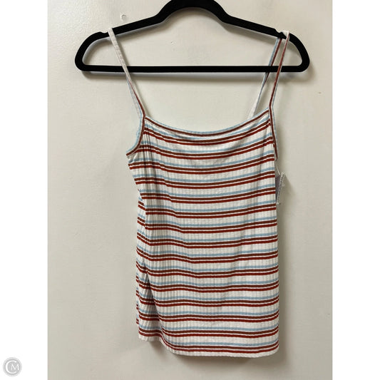 Top Sleeveless By Madewell In Striped Pattern, Size: M