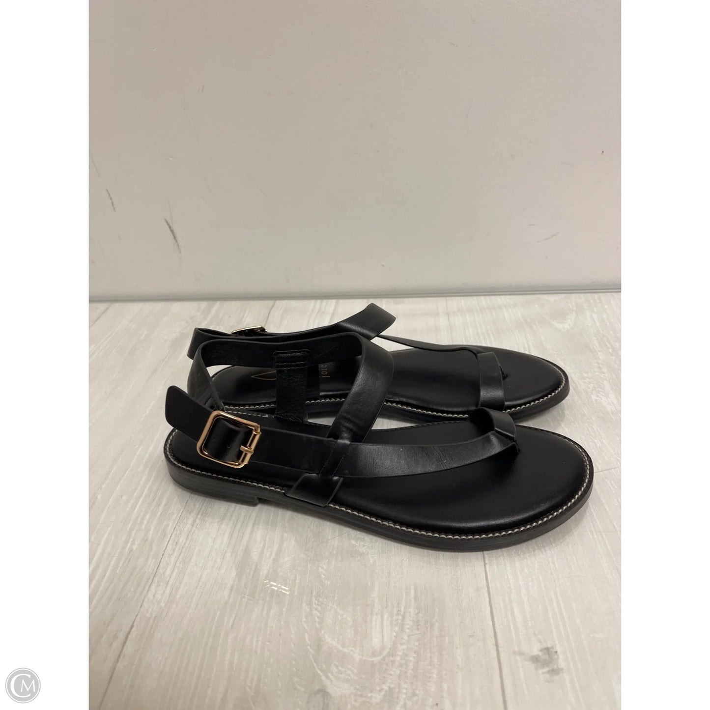 Sandals Flats By Joie In Black, Size: 7.5