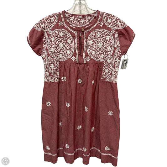 Dress Casual Midi By Clothes Mentor In Red, Size: L