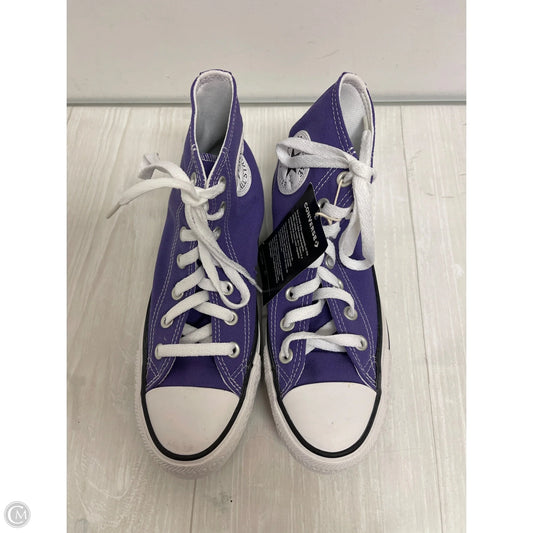 Shoes Sneakers By Converse In Purple, Size: 7