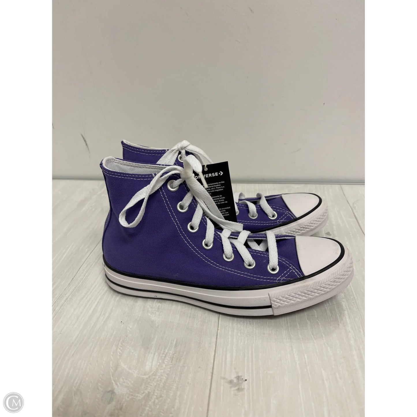 Shoes Sneakers By Converse In Purple, Size: 7