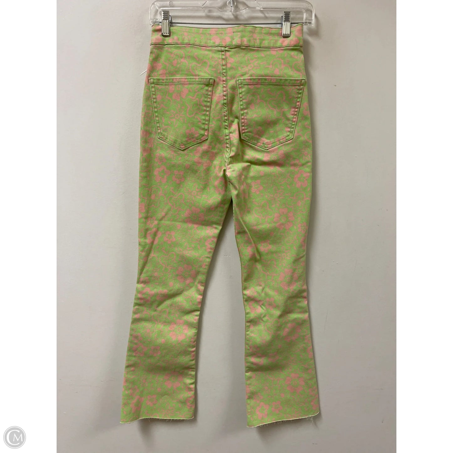 Jeans Flared By Zara In Grey, Size: 6