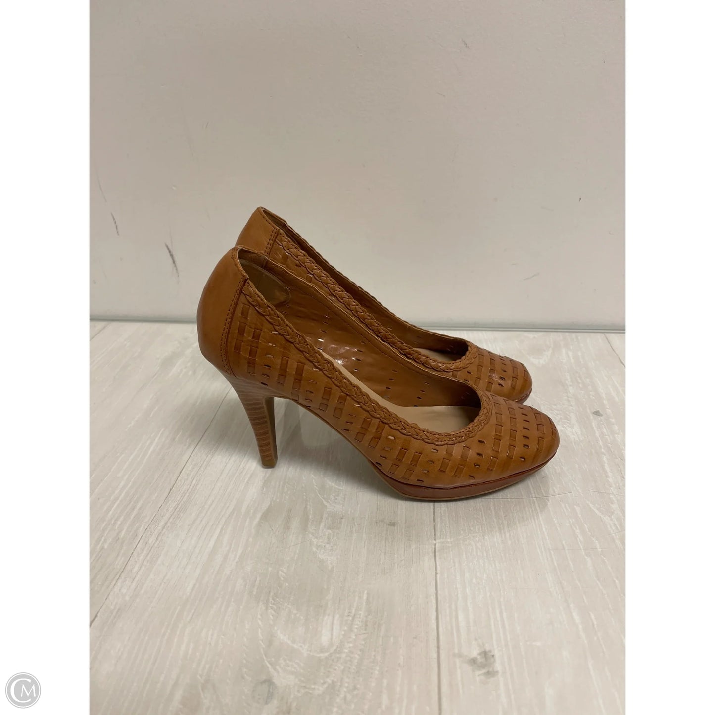 Shoes Heels Stiletto By Andrew Gellar In Brown, Size: 7