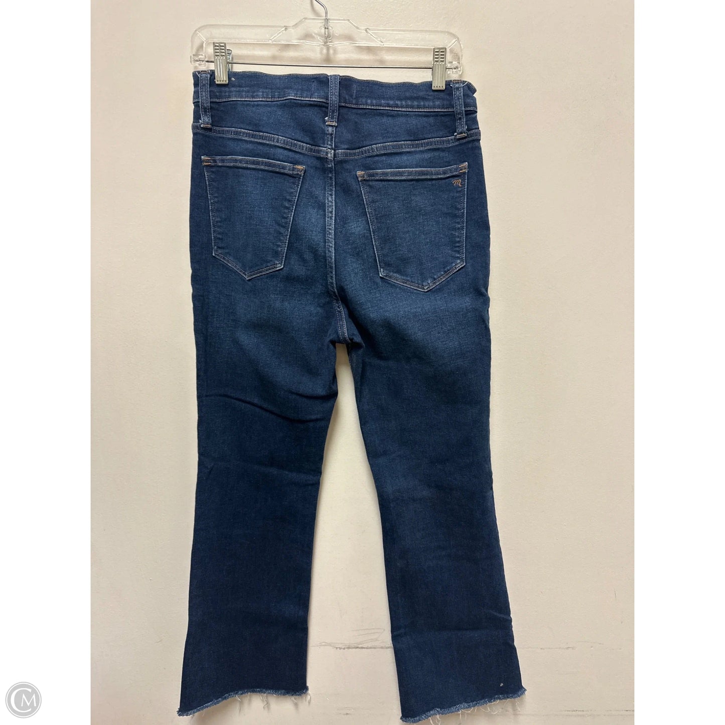 Jeans Straight By Madewell In Blue Denim, Size: 8