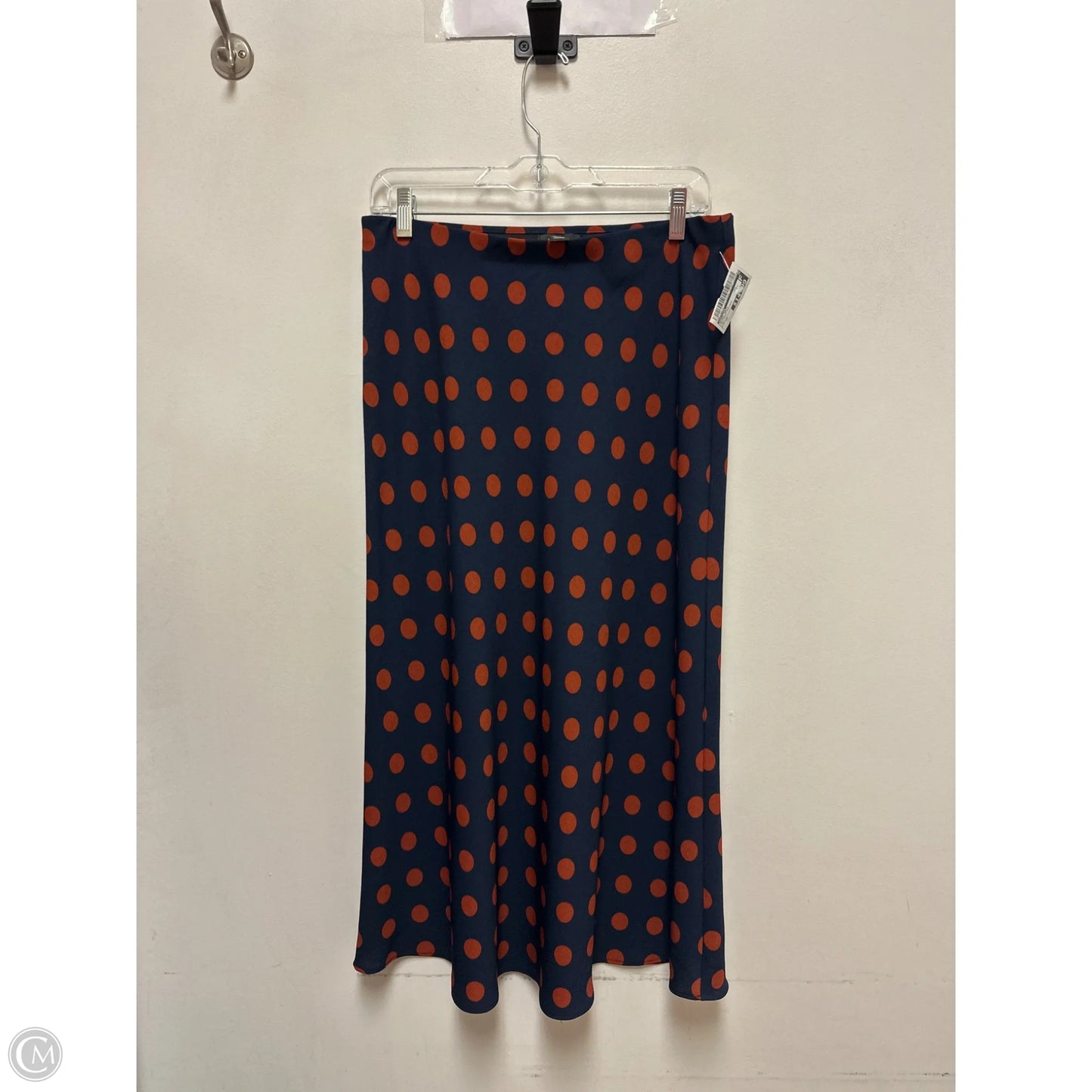 Skirt Maxi By Halogen In Polkadot Pattern, Size: 10