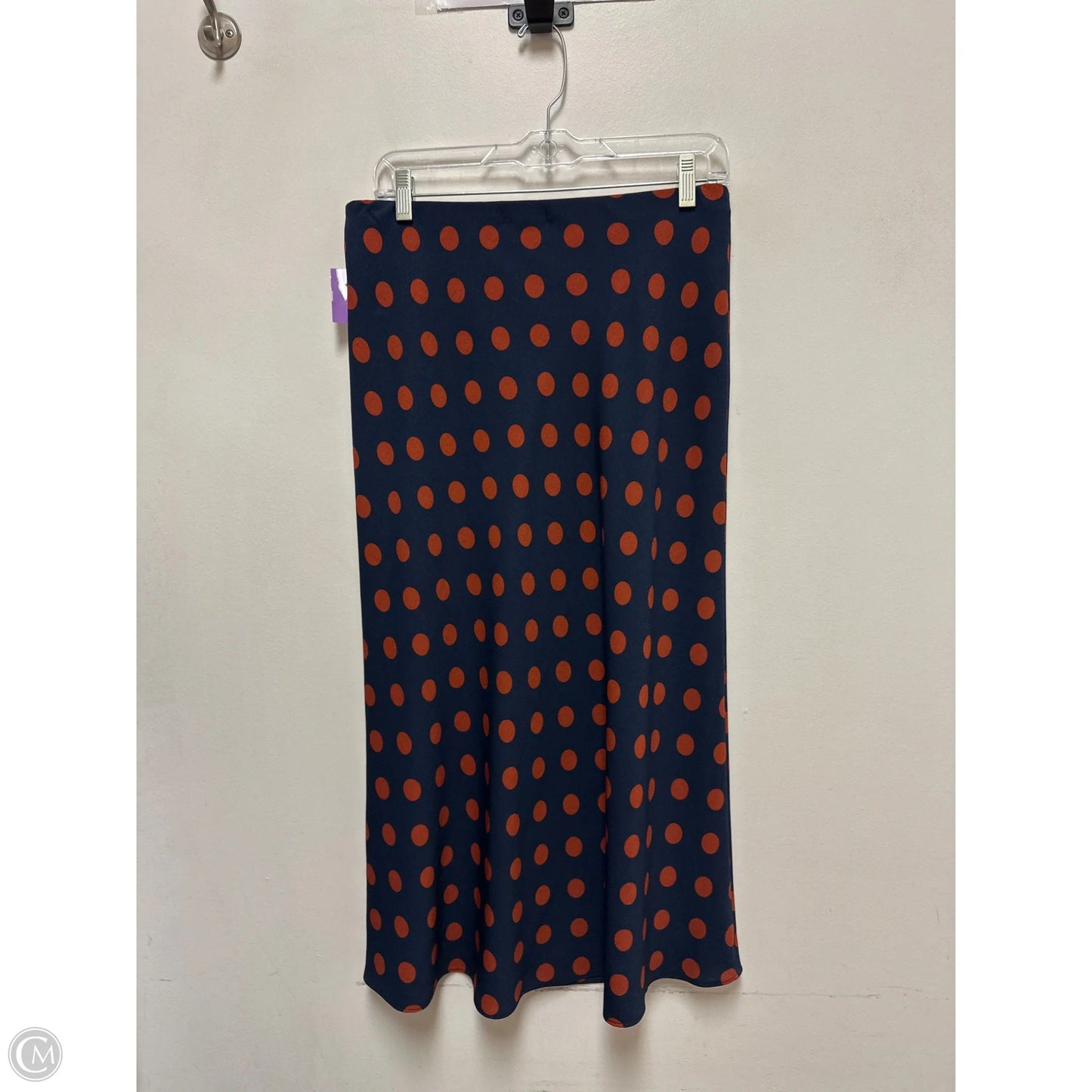 Skirt Maxi By Halogen In Polkadot Pattern, Size: 10