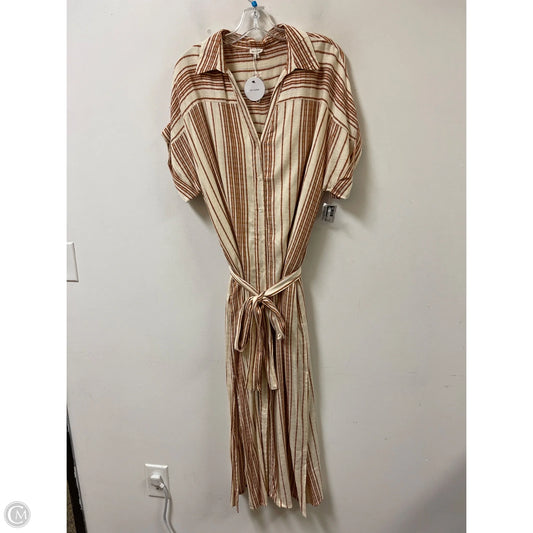Dress Casual Maxi By En Creme In Cream, Size: M