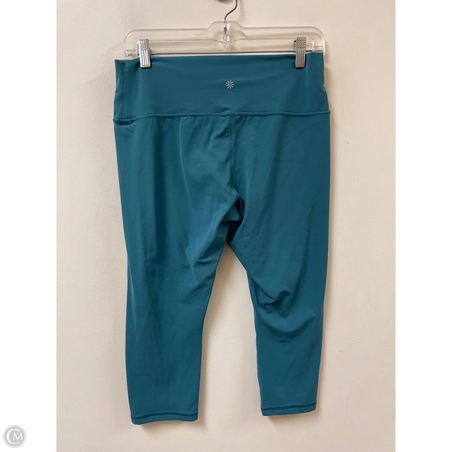 Athletic Leggings By Athleta In Teal, Size: Xl