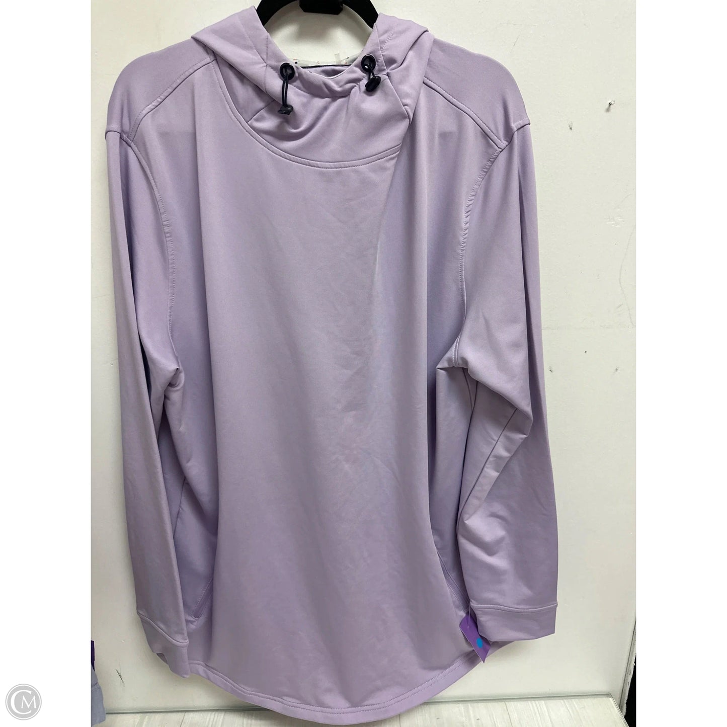 Athletic Top Long Sleeve Hoodie By Clothes Mentor In Purple, Size: 2x