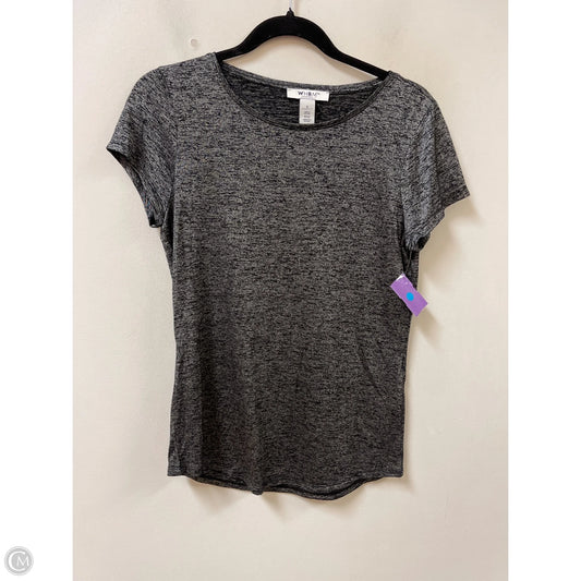 Top Short Sleeve By White House Black Market In Black, Size: S