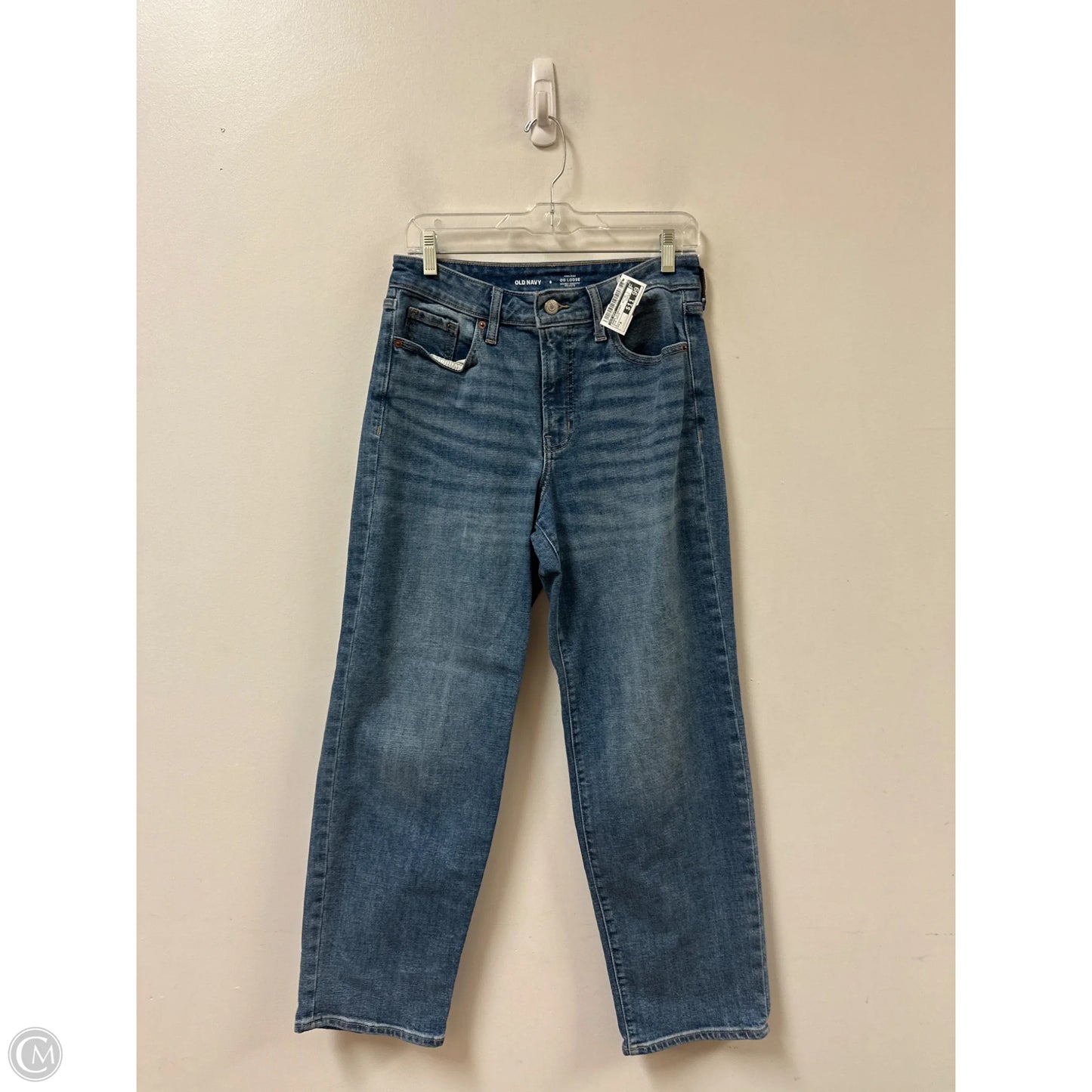 Jeans Straight By Old Navy In Blue Denim, Size: 6