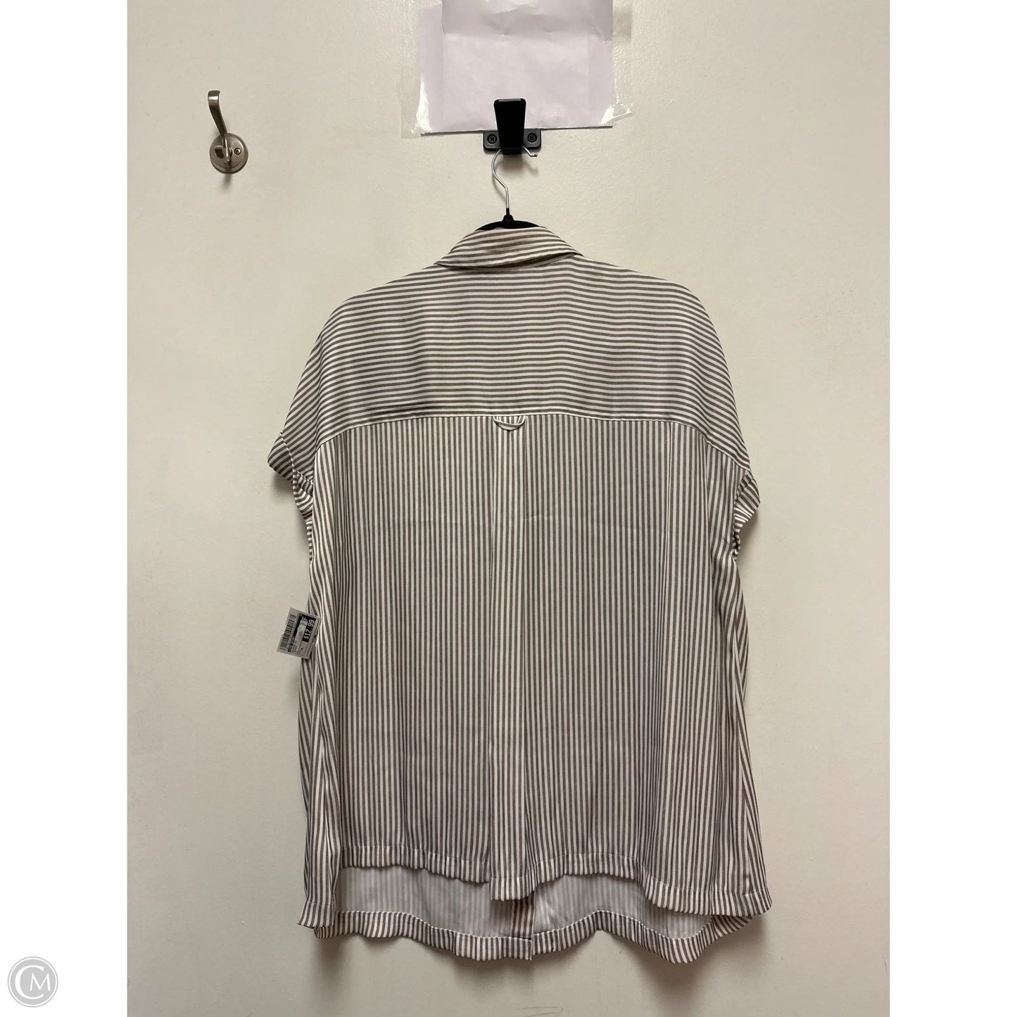 Blouse Short Sleeve By Lane Bryant In Bronze, Size: Xl