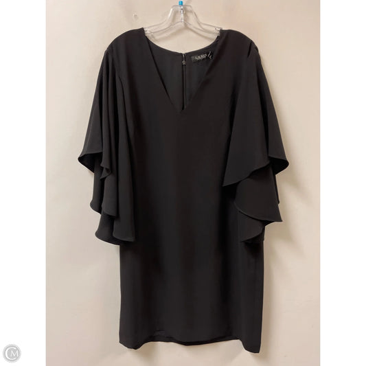 Dress Casual Midi By Lauren By Ralph Lauren In Black, Size: Xl