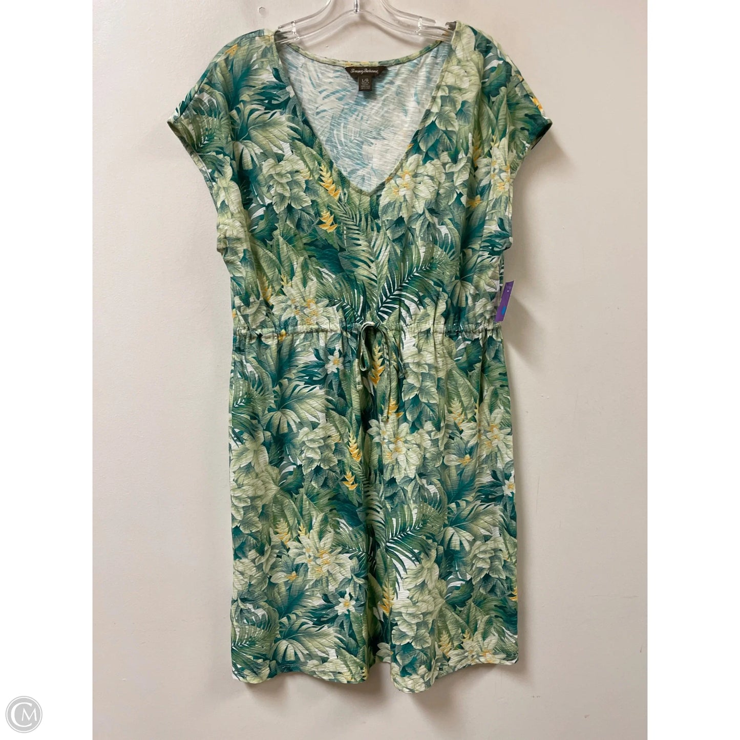 Dress Casual Midi By Tommy Bahama In Green, Size: L