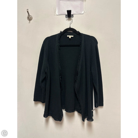 Sweater Cardigan By Eileen Fisher In Black, Size: M