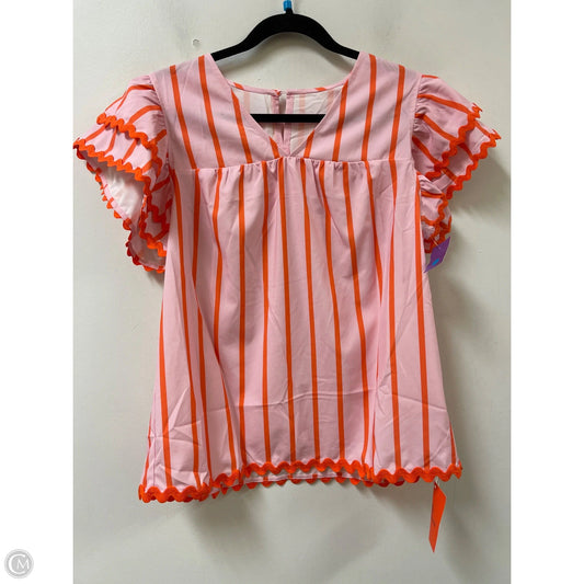 Top Short Sleeve By Clothes Mentor In Pink, Size: M