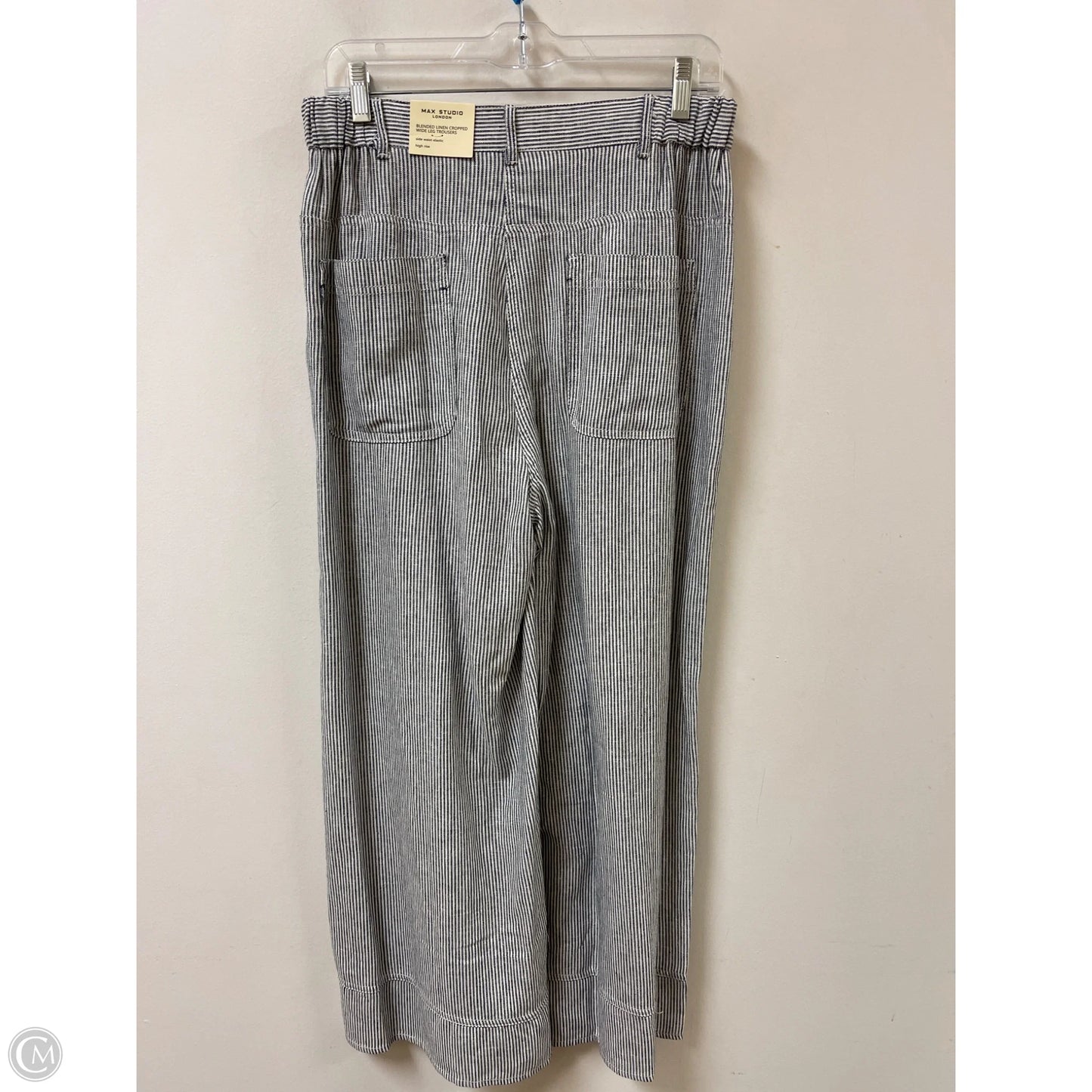 Pants Linen By Max Studio In Navy, Size: 12