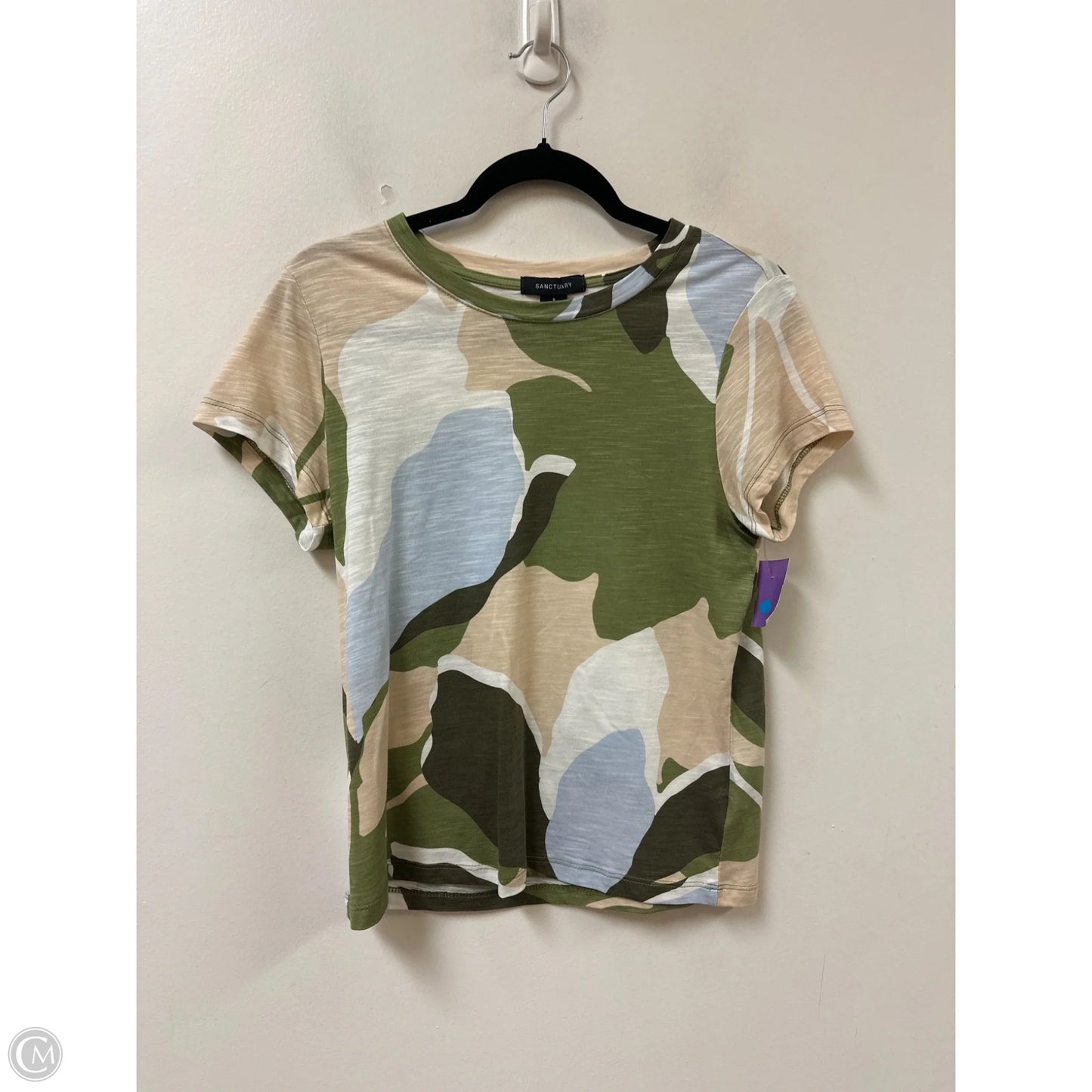 Top Short Sleeve By Sanctuary In Green, Size: S