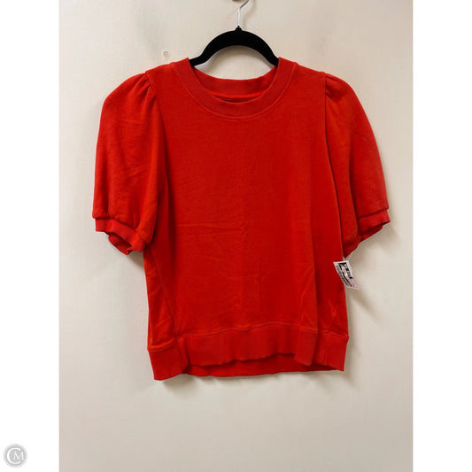 Sweater Short Sleeve By Maeve In Red, Size: S
