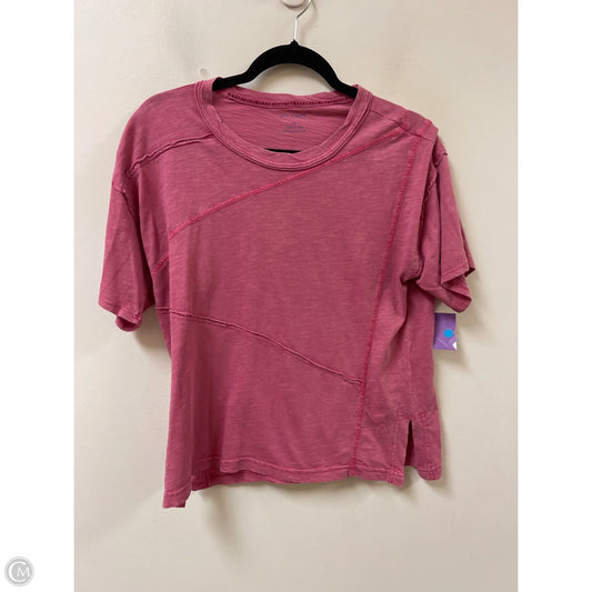 Top Short Sleeve By Pilcro In Pink, Size: Xs