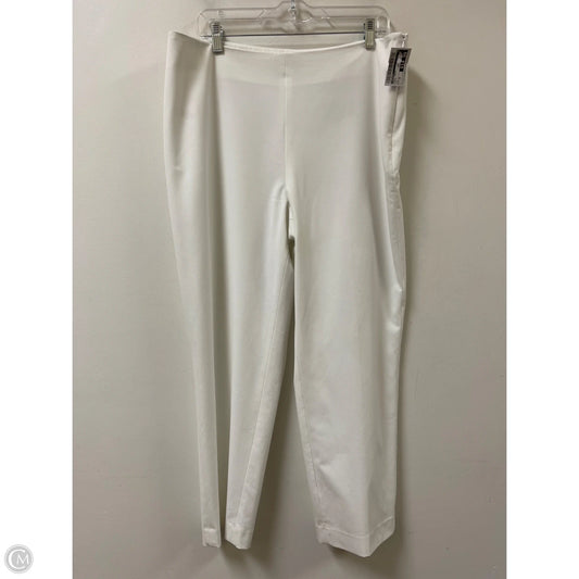 Pants Dress By Talbots In White, Size: 16