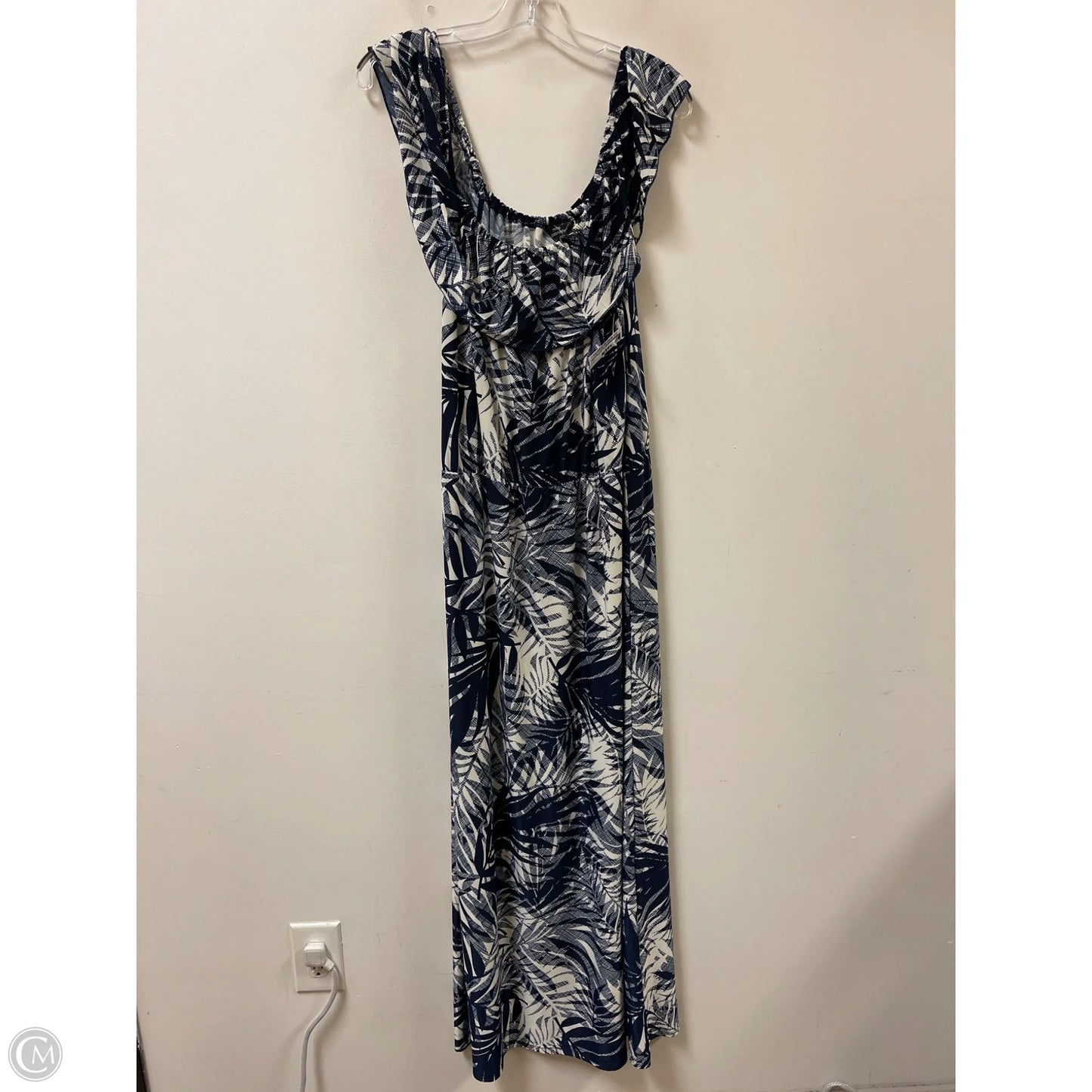 Dress Casual Maxi By Mlle Gabrielle In Navy, Size: Xl