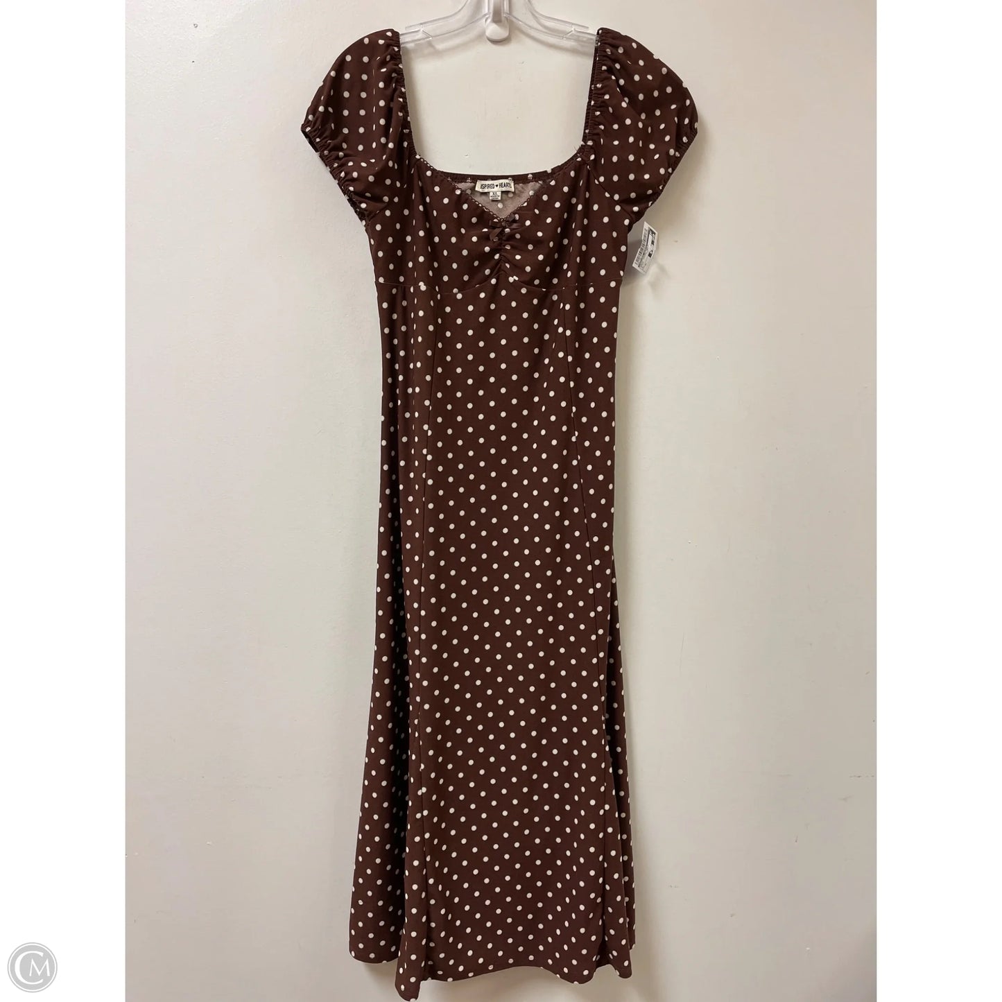 Dress Casual Maxi By Inspired Hearts In Brown, Size: Xl