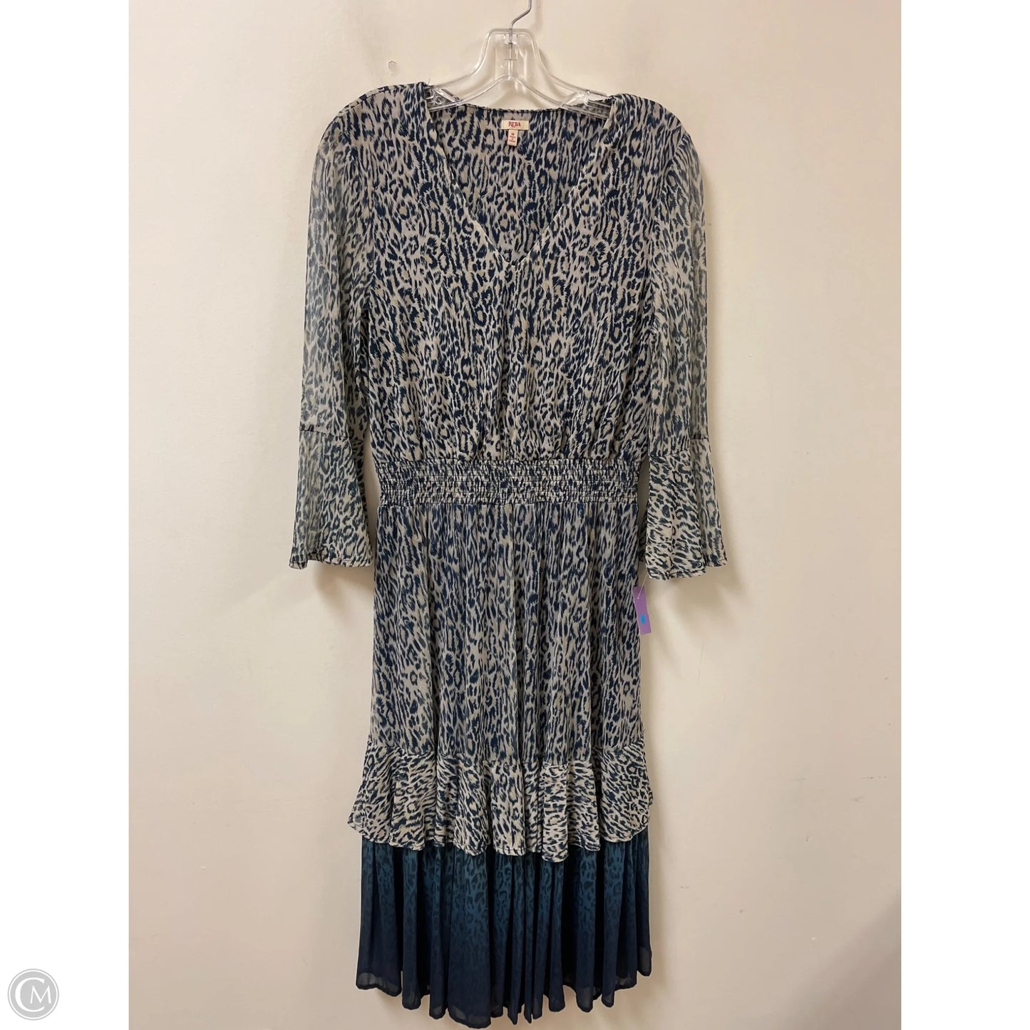 Dress Casual Maxi By Reba In Blue, Size: M