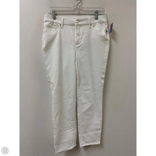 Jeans Skinny By Chicos In White, Size: 8p