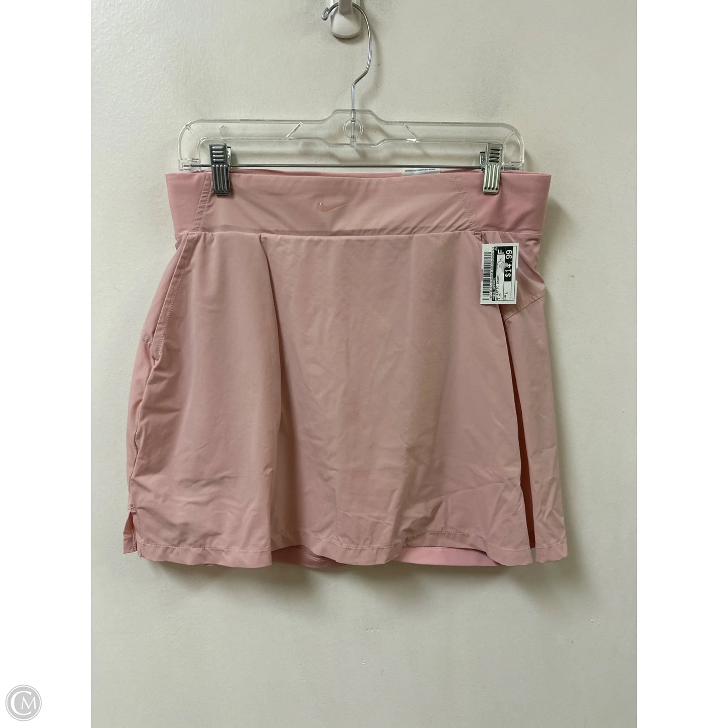 Athletic Skort By Nike Apparel In Pink, Size: L