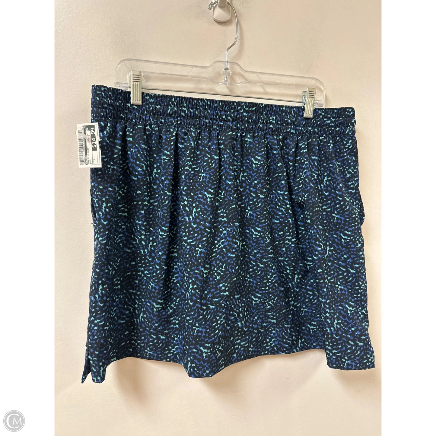 Athletic Skort By Speedo In Blue, Size: L