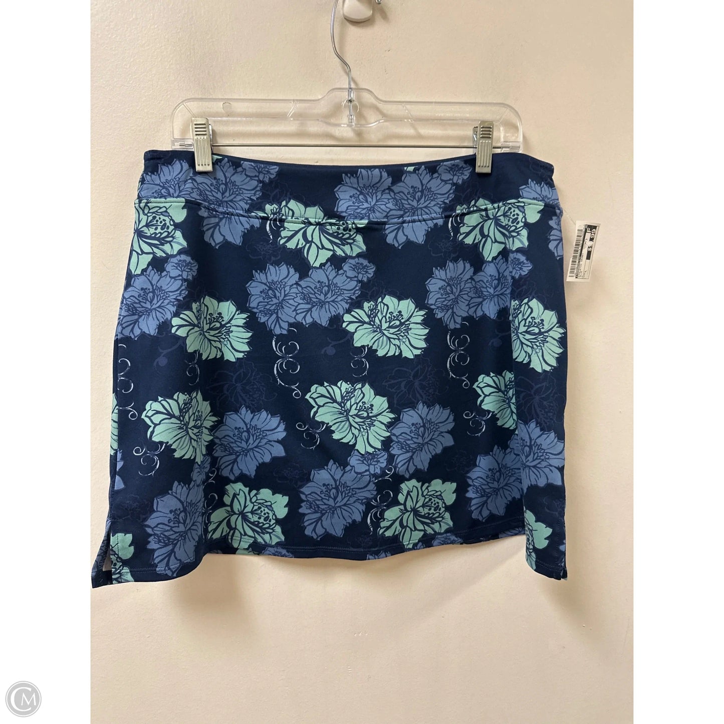 Athletic Skort By Tranquility In Blue, Size: L