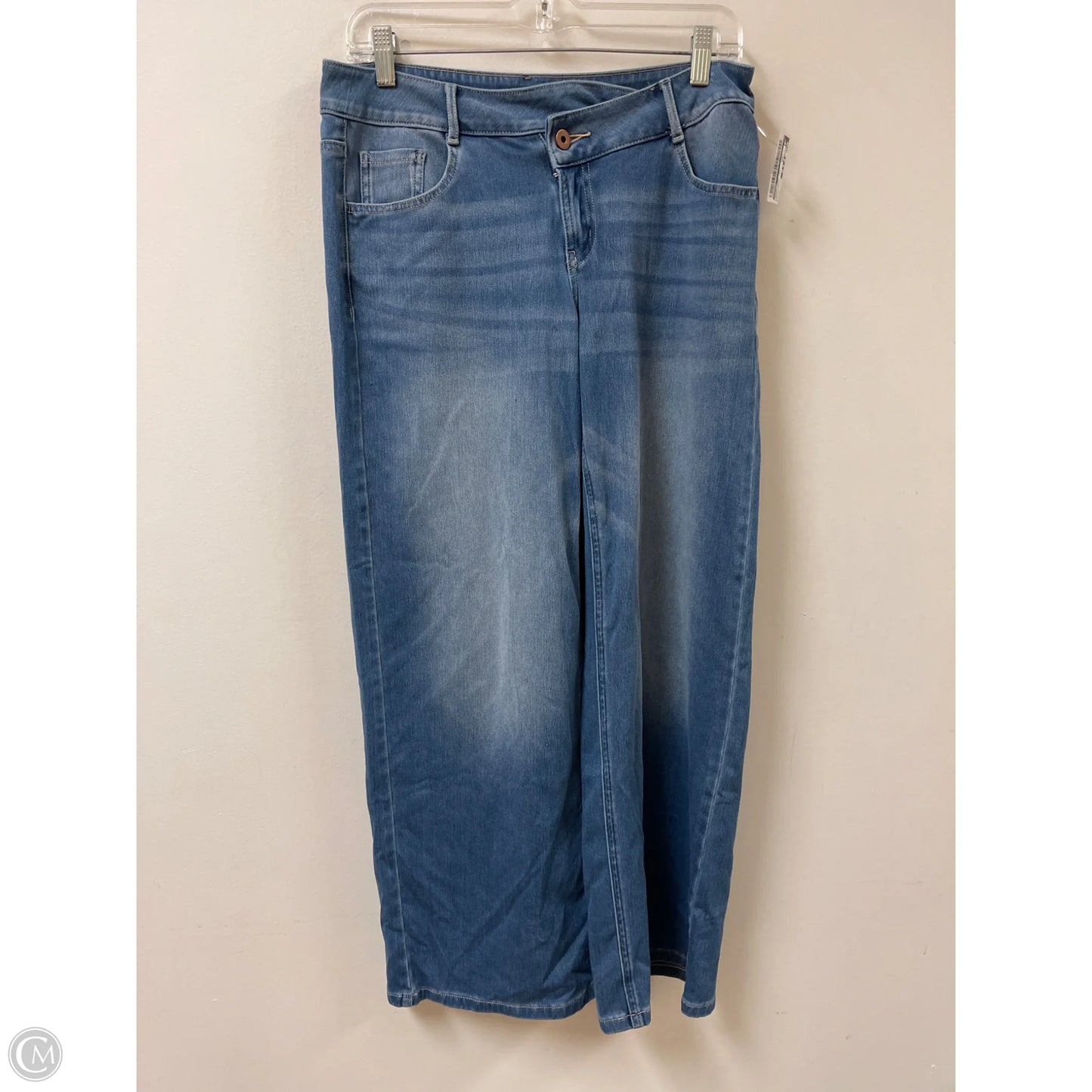 Jeans Wide Leg By Halara In Blue Denim, Size: 6