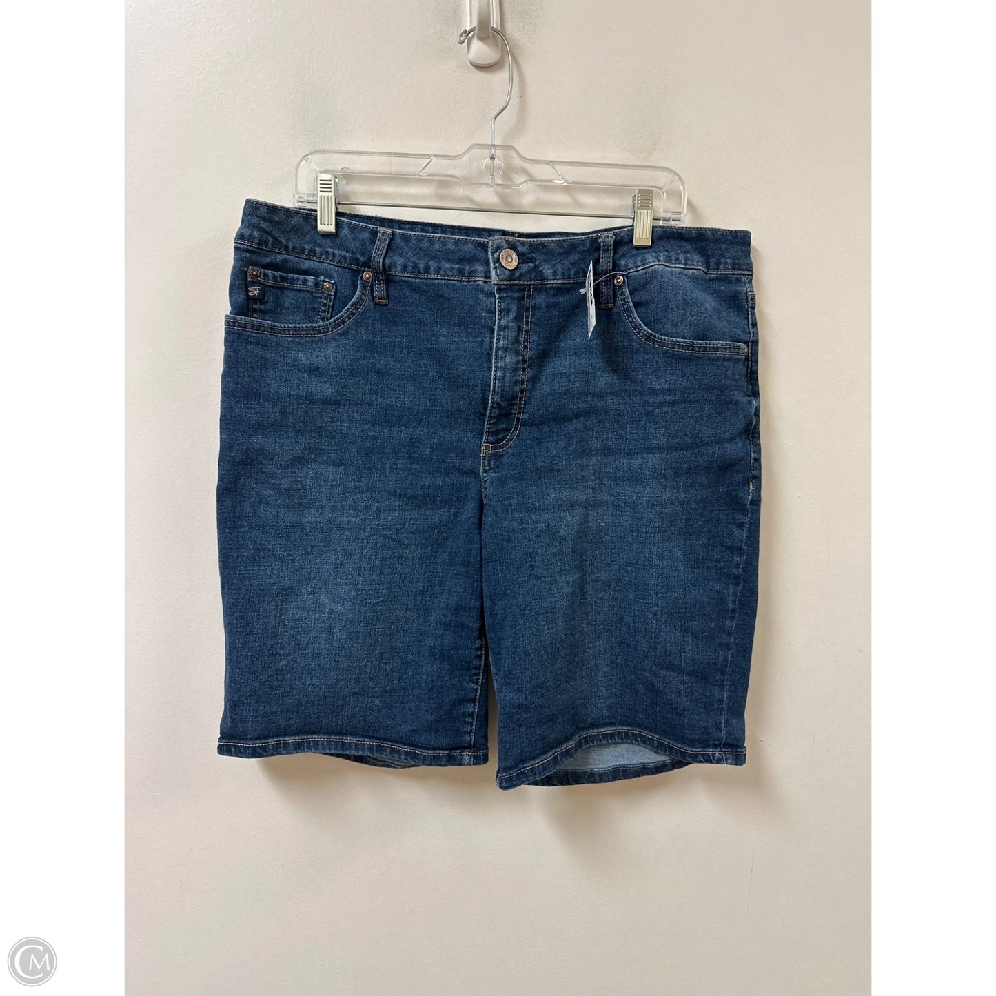 Shorts By Seven 7 In Blue Denim, Size: 16