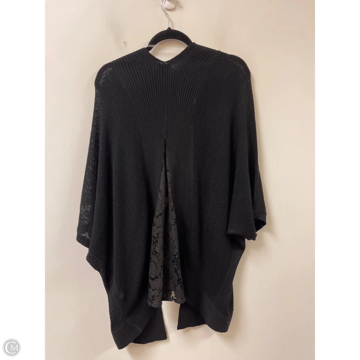Sweater Cardigan By Chicos In Black, Size: L