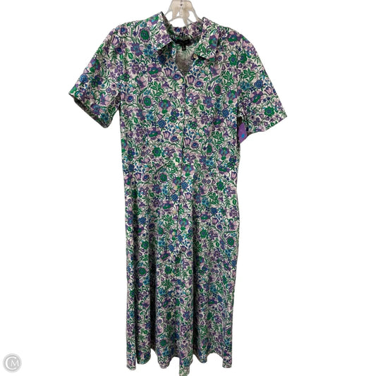 Dress Casual Maxi By Talbots In Floral Print, Size: M
