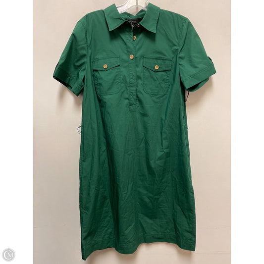 Dress Casual Midi By Talbots In Green, Size: M