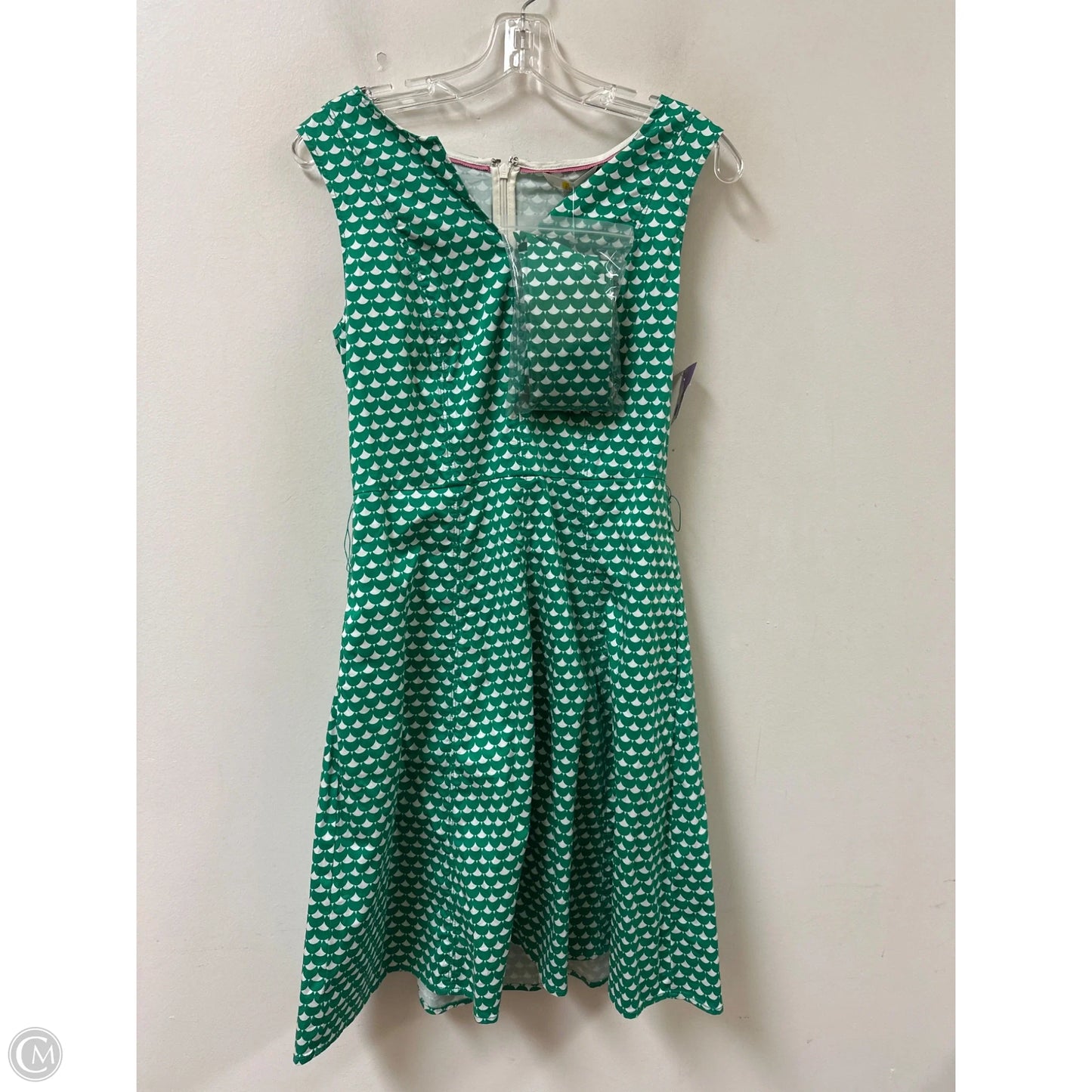 Dress Casual Midi By Boden In Green, Size: M