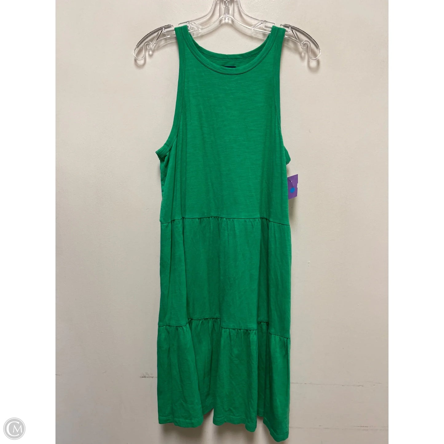 Dress Casual Midi By Gap In Green, Size: M