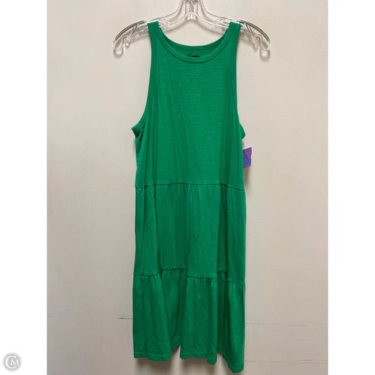 Dress Casual Midi By Gap In Green, Size: M